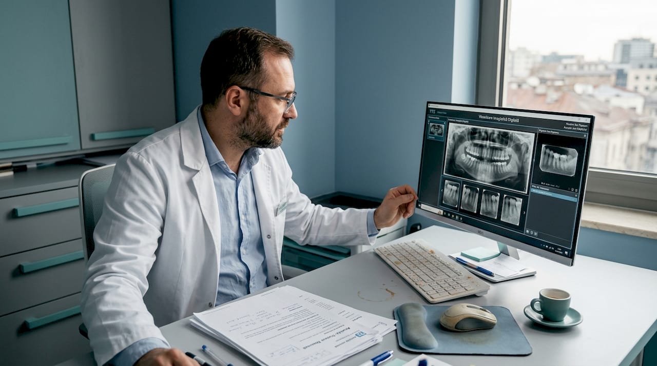 Workflow eficient la consultul de imagistică dentară